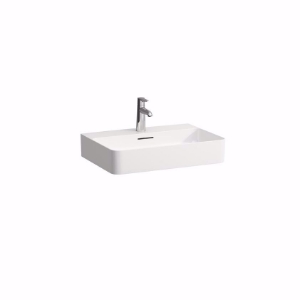 Bild von Laufen VAL - Waschtisch VAL 60X42 LCC WS, 400 LCC-weiss, 1 Hahnloch, 600 x 420 x 115, Art.Nr. : H8102834001041