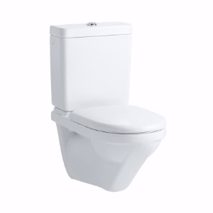 Bild von Laufen MODERNA R - Wand-WC 'rimless' für Spülkasten, Tiefspüler, ohne Spülrand, 400 LCC-weiss, 670 x 360 x 340, Art.Nr. : H8205494000001