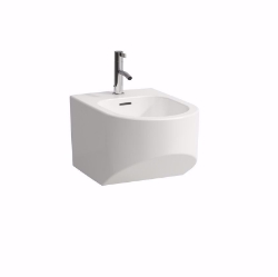 Bild von Laufen SONAR - Wand-Bidet SONAR 53X37 WEISS, 000 weiss, 1 Hahnloch, 540 x 370 x 300, Art.Nr. : H8303410003021