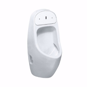 Bild von Laufen TAMARO - Absauge-Urinal, Wasserzulauf innen, mit elektronischer Steuerung, Netzbetrieb (230V), 000 weiss, 395 x 360 x 770, Art.Nr. : H8401030000001