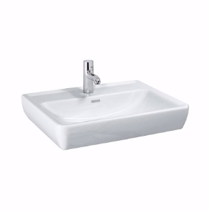 Bild von Laufen PRO - Waschtisch PRO 65X48 WEISS, 650 x 480 x 170, ohne Hahnloch 000, weiss ohne Hahnloch , Art.Nr. : H8189530001091