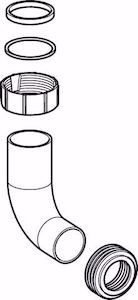 Bild von Geberit Spülbogen komplett, Art.Nr. : 242.306.00.1