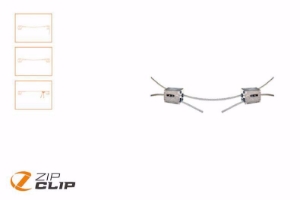 Bild von Zip-Clip SPAN-LOCK HORIZONTALE SEILAUFHÄNGUNG 10 METER - BELASTUNG 30KG - 1 STUCK , Art.Nr. : ZIP-610