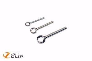 Bild von Zip-Clip M10 SCHRAUBE MIT GESCHLOSSENER ÖSE -80MM , Art.Nr. : ZIP-B80-10