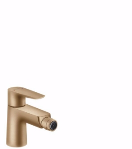 Bild von Hansgrohe Talis E Einhebel-Bidetmischer 80 mit Zugstangen-Ablaufgarnitur, brushed bronze , Art.Nr. : 71720140