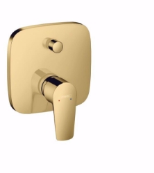 Bild von Hansgrohe Talis E Einhebel-Wannenmischer Unterputz mit integrierter Sicherungskombination, polished gold-optic , Art.Nr. : 71474990