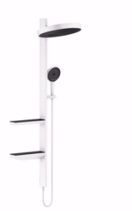 Bild von Hansgrohe Rainfinity Showerpipe 360 1jet Unterputz, Mattweiß , Art.Nr. : 26842700