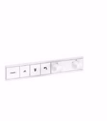 Bild von Hansgrohe RainSelect Thermostat Unterputz für 3 Verbraucher, Mattweiß , Art.Nr. : 15381700