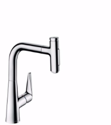 Bild von Hansgrohe Talis Select M51 Einhebel-Küchenmischer 220, Ausziehbrause, 2jet, chrom , Art.Nr. : 72824000