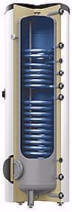 Bild von Reflex Solarspeicher mit Blechmantel Storatherm Aqua Solar AB 400/2_C,silber , Art.Nr. :  7836400