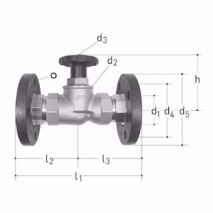 Bild von GF-JRG LegioStop 5351 Geradsitzventil, geflanscht DN 25 , Art.Nr. : 5351.025