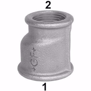 Picture of +GF+ 260 Muffe exzentrisch, reduziert, Dim. (1-2): 1" ‑ 1/2", Art.Nr.: 770260115