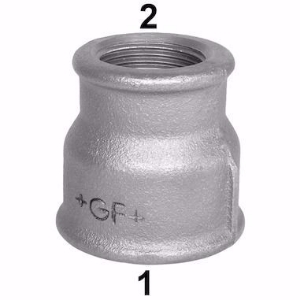 Bild von +GF+ 240 Muffe, reduziert, ISO/EN M2, Dim. (1-2): 1/4" ‑ 1/8", Art.Nr.: 770240215