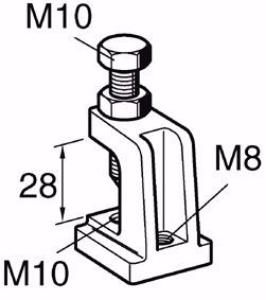 Bild von Sikla Trägerklammer TCS 1 M10/M12 , Art.Nr. : 167332