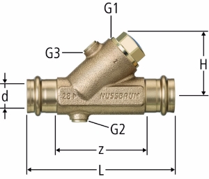 Bild von Nussbaum 81163 Optipress-Aquaplus-Rückflussverhinderer EA, Grösse: 54, Art.Nr. 81163.28