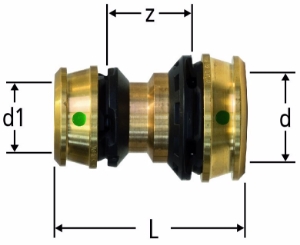 Bild von Nussbaum  84236 Optiflex-Flowpress-Kupplung, Grösse: 32, Art.Nr. 84236.27