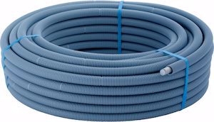 Bild von Geberit FlowFit/PushFit Metallverbundrohr in Rollen, Schutzrohr blau, d16mm, L 50m, Art.Nr. :619.220.00.1