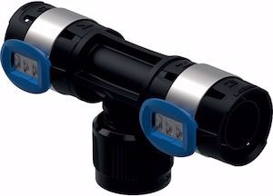 Bild von Geberit FlowFit Übergangs-T-Stück mit MasterFix d16mm, RpMF1/2", d1 16mm, Art.Nr. :620.380.00.1