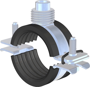 Bild von STS Universal-Rohrschelle mit Schallschutz 51-57, Art.Nr. :50.507RK