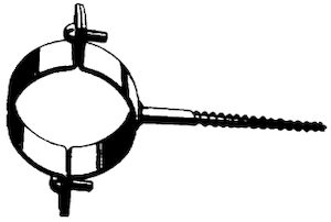 Bild von STS Rohrschelle mit Holzgewinde 40 mm, Art.Nr. :5173.51