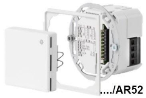 Bild von Siemens Raumfühler UP CO2/%rF/°C/Aktiv/LED/AR52, Art.Nr.: AQR2546K35Q/AR52