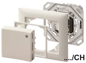 Bild von Siemens Raumfühler UP CO2/%rF/°C/Aktiv/LED/CH, Art.Nr.: AQR2546K35Q/CH