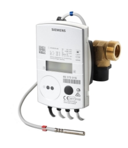 Bild von Siemens Ultraschall-Wärme-/Kältezähler 0,6 m³/h, Einbaulänge 110 mm, Anschluss G 3/4", Fühler d5.2x45 mm, M-, Art.Nr.: WSN606-BE