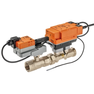 Bild von Belimo - Elektr. 2-Weg-PI-RKH Belimo Energy Valve™, AC/DC 24 V, BACnet IP, BACnet MS/TP, Modbus TCP, Modbus RTU, MP-Bus, 2...10 V, DN 15, Innen- und Aussengewinde, Rp 1/2"G 3/4", PN 25, ps 1600 kPa, V'nom 0.42 l/s, Mediumstemperatur -10...120°C [14...248°F], Art.Nr. : EV015R2+BAC