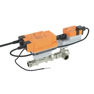 Bild von Belimo - Elektr. 3-Weg-PI-RKH Belimo Energy Valve™, AC/DC 24 V, BACnet IP, BACnet MS/TP, Modbus TCP, Modbus RTU, MP-Bus, 2...10 V, DN 20, Innen- und Aussengewinde, Rp 3/4"G 1", PN 25, ps 1600 kPa, V'nom 0.69 l/s, Mediumstemperatur -10...120°C [14...248°F], Art.Nr. : EV020R3+BAC