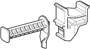 Bild von Geberit Protect Set Halter für SilentPanel Duofix, Art.Nr. :111.161.00.1