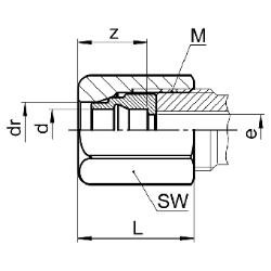 Bild von SERTO Armaturenanschlüsse SERTO SO 50021 Edelstahl rostfrei Grösse: 6‑ 4, Art.Nr. :  056.0214.110