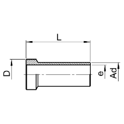 Bild von SERTO Verbindungsnippel SERTO SO 51304 radial ausbaubar, Edelstahl rostfrei Grösse: A 8, Art.Nr. :  056.1310.080