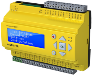 Bild von Sauter - Universalregler 24V AC/DC mit 8 Ein-Ausgängen, Display und RS485, Art.Nr. :RDT808F212