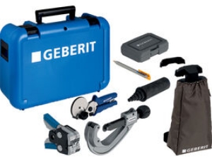 Bild von Geberit - Koffer bestückt GEBERIT FlowFit, Kompatibilität [1], servicefrei, verzinkt, für Funktionsprüfung mit Geberit PowerTest geeignet, d 16 / 20 / 25 / 32 / 40 mm, Art.Nr. :655.078.00.1