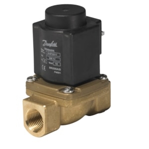 Bild von Danfoss - EV225B Magnetventil 2/2 Wege - Servogesteuert, G 1/2, PTFE, NC,15 mm,240 V/AC, Art.Nr. : 032U380531