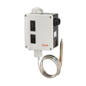 Bild von Danfoss - RT124 Thermostat, 200 - 300°C, Kap. 2 m, SPDT, IP54, Art.Nr. : 017-523166