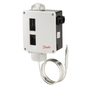 Bild von Danfoss - RT101 Thermostat, 25 - 90°C, SPDT, Kap.3 m, IP66, Art.Nr. : 017-500666