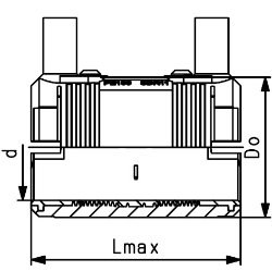 Bild von +GF+ ELGEF Plus Elektroschweiss Muffe PE100 d20-63mm / SDR11, d mm: 32, Art.Nr.: 753911608