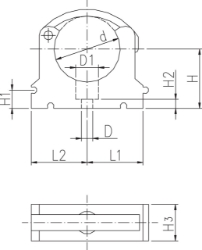 Bild von +GF+ KLIP-IT Rohrklemme Typ 061 PE metrisch, Grösse: 16, Art.Nr.: 173061005