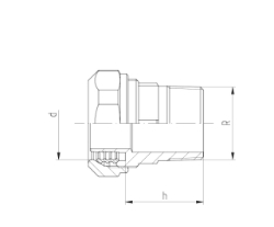 Bild von +GF+ INSTAFLEX Übergang Messing Mit Aussengewinde, d mm: 25, Art.Nr.: 760857037