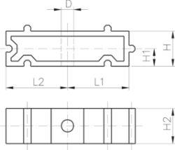 Bild von +GF+ KLIP-IT Distanzhalter Typ 061 PE, d: 50, Art.Nr.: 173061160