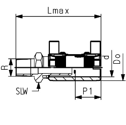 Bild von +GF+ ELGEF Plus Übergangsmuffe PE/Messing d20-63mm / SDR11 / Aussengewinde R, d mm: 40, Art.Nr.: 720920771