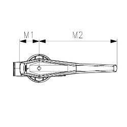 Bild von +GF+ Wafer-Style Zwischeneinbau Absperrklappe Typ 567 PVC-U Mit Handhebel Flansch Norm metrisch/ANSI/BS/JIS, d mm: 225, Art.Nr.: 161567008