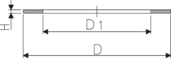 Bild von +GF+ Flachdichtung, Grösse: 16, Art.Nr.: 748400005