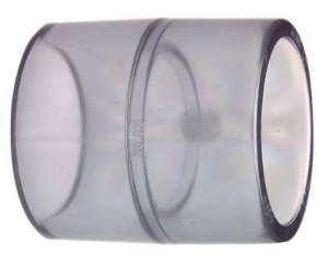 Bild von +GF+ Muffe egal PVC-U transparent metrisch, Grösse: 25, Art.Nr.: 752910107