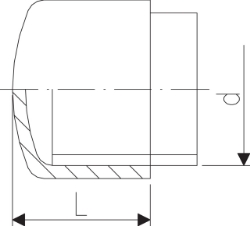 Bild von +GF+ INSTAFLEX Kappe PB, d mm: 20, Art.Nr.: 761066651