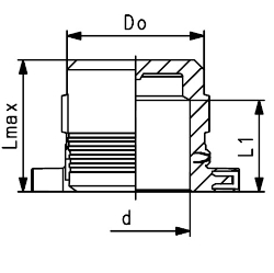 Bild von +GF+ ELGEF Plus Elektroschweiss-Kappe PE100 d55-68mm / SDR11, d mm: 55, Art.Nr.: 193280153