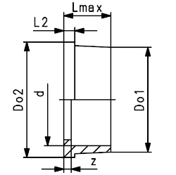 Bild von +GF+ ecoFIT Einlegteil PE80 d20-63mm, Grösse: 20, Art.Nr.: 734600106